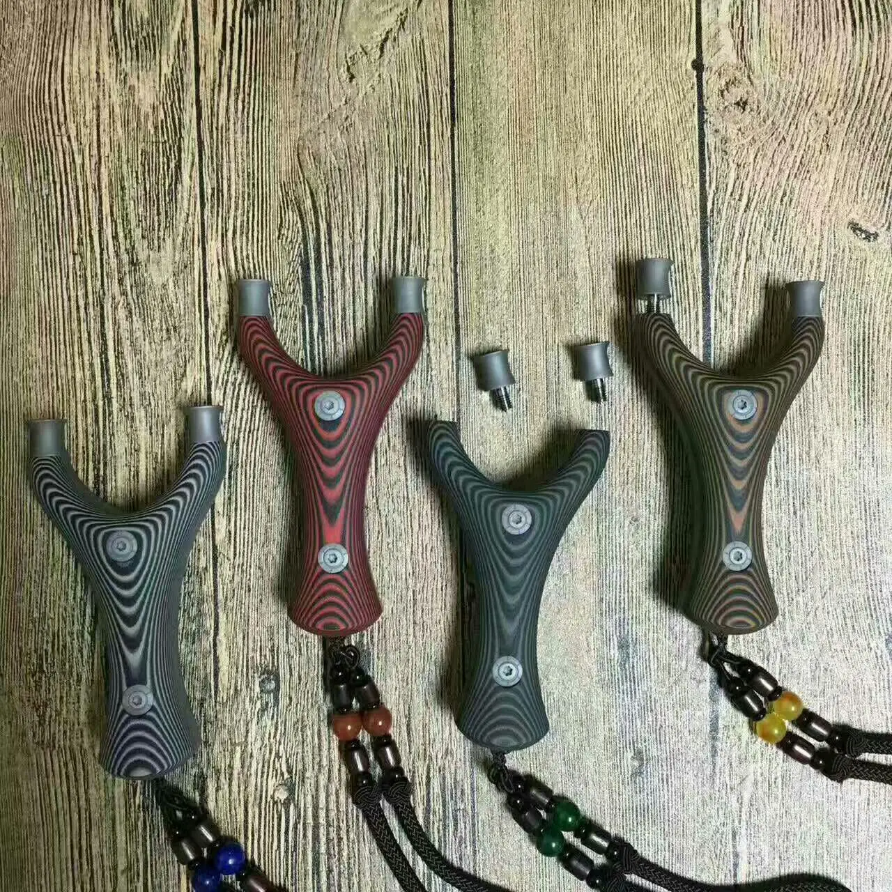 Рогатка из титанового сплава g10 стекло углеродное волокно плоская кожаная