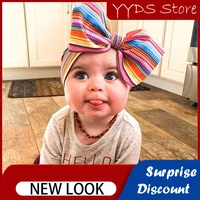 baby diy wide hair band printed baby childrens hair band childrens corn kernels big bow hair accessories baby headband
