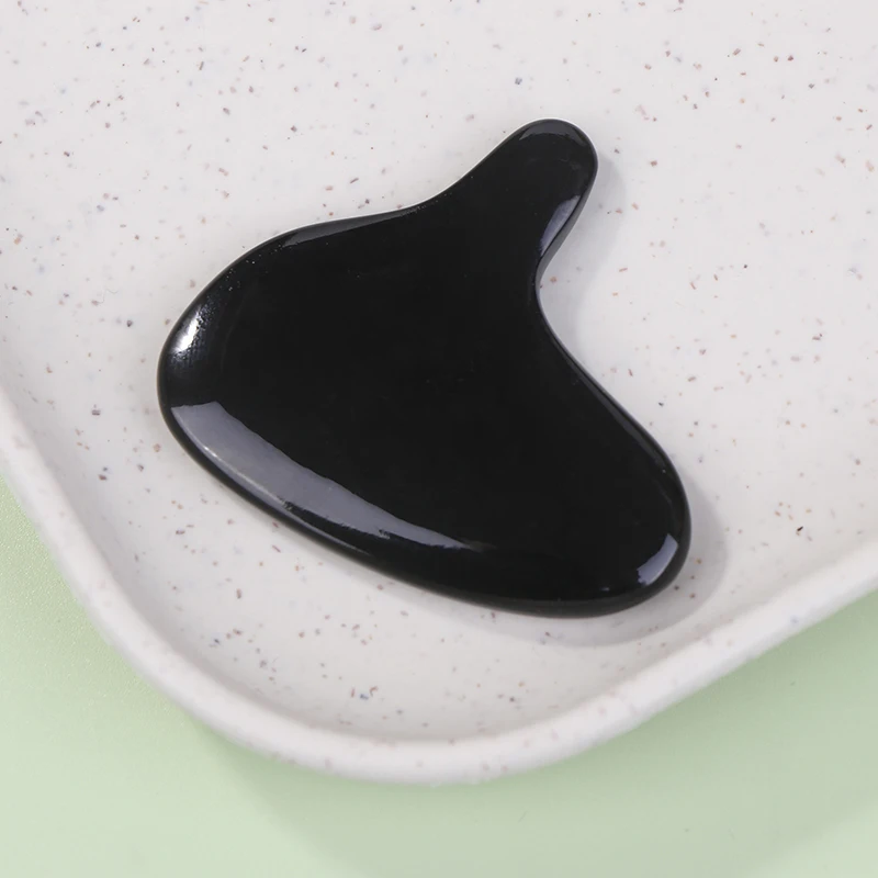 Мини-натуральный бычий рог гуаша скребок для гуаши массажер лица подтяжка шеи