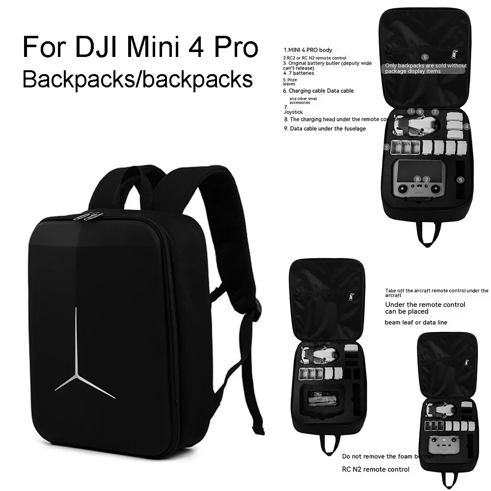 

Рюкзак для DJI Mini 4 Pro, портативный рюкзак для Dji Mini 4 Pro, аксессуары, ручной черный рюкзак