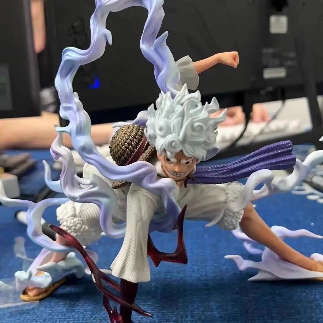 

19cm One Piece Nika Luffy Sun God Anime Figures Pvc Statue Model Doll Ornament Decoration Collectible Toys Kids Gifts