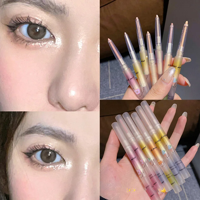 

Diamond Eyes Pencil Shiny Glitter Eyeshadow Pen Eyeliner Pearlescent Matte Highlight Pen Brighten Silkworm Makeup New Cosmetics