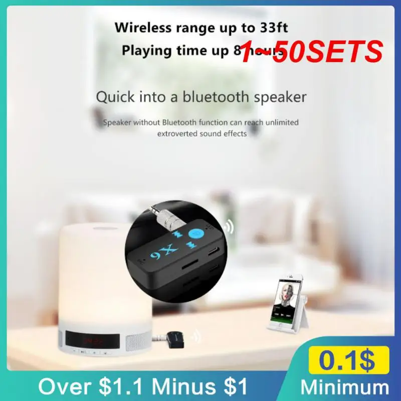 

1 ~ 50 комплектов беспроводной Bluetooth-приемник поддерживает звонки в режиме громкой связи 3,5 мм приемник Bluetooth-приемник адаптер высокой четкости X6