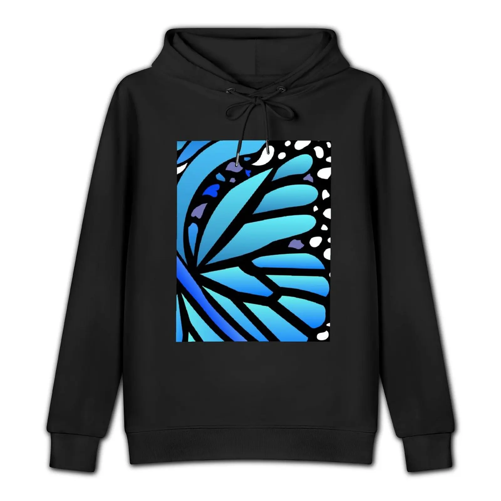 Пуловер с капюшоном Blue Monarch мужская одежда толстовка в стиле аниме