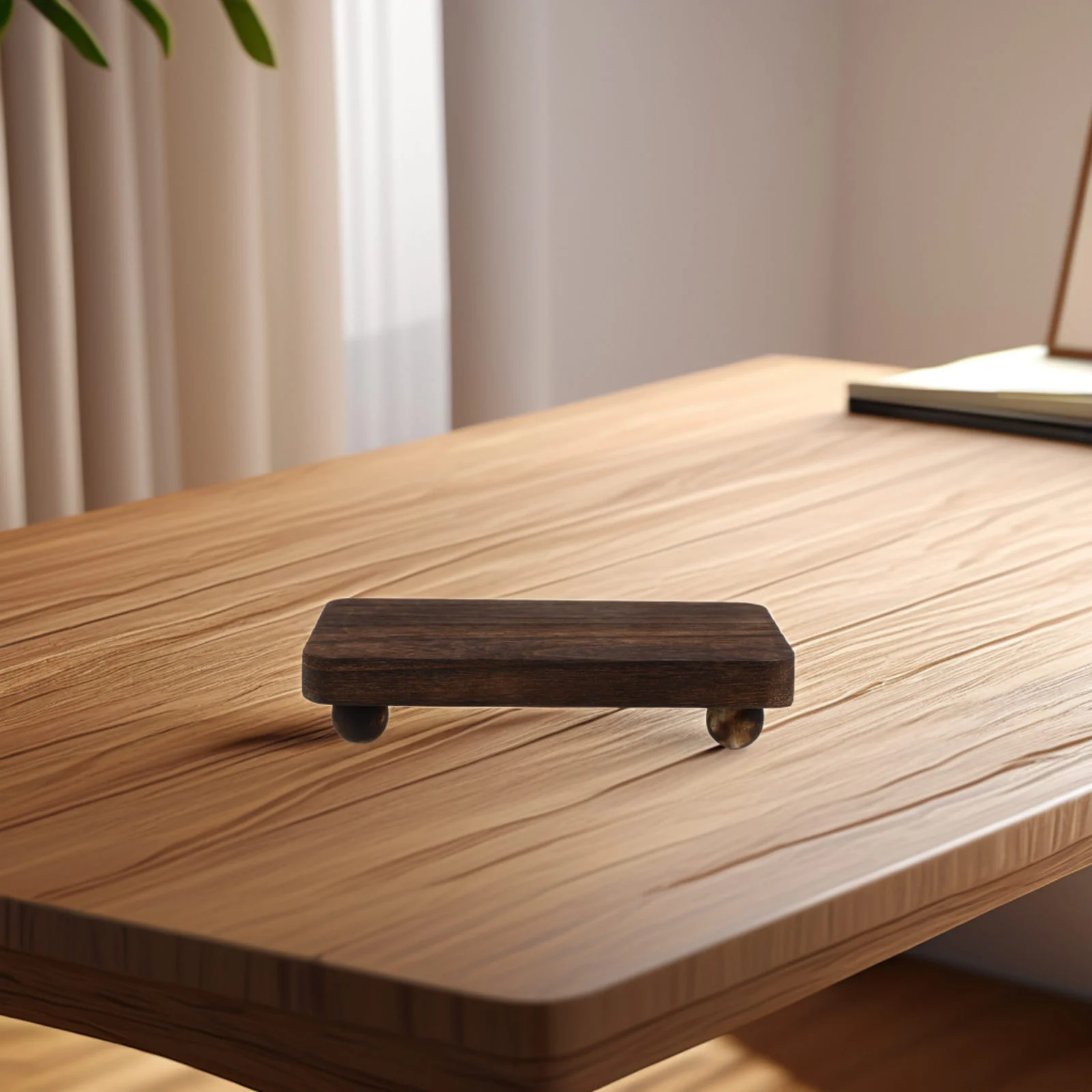 Основание из цельного дерева простой ароматерапевтический органайзер для