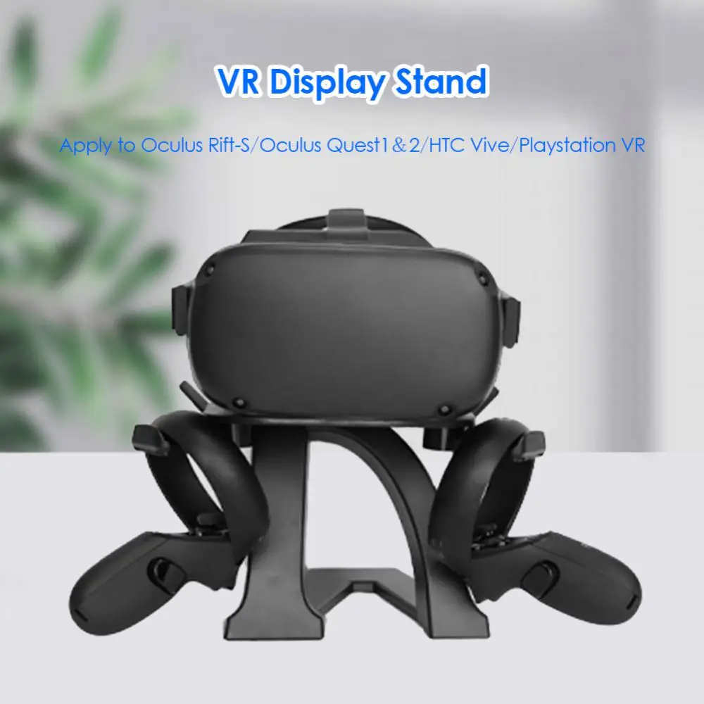

For Oculus Quest 2 Vr Headset Vr Stand High Hardness Saves Space Game Controller Mount Station Convenient Display Storage Holder