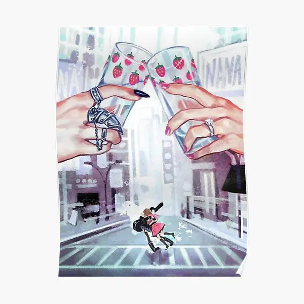 

Декоративный плакат на стену в стиле аниме, без рамки