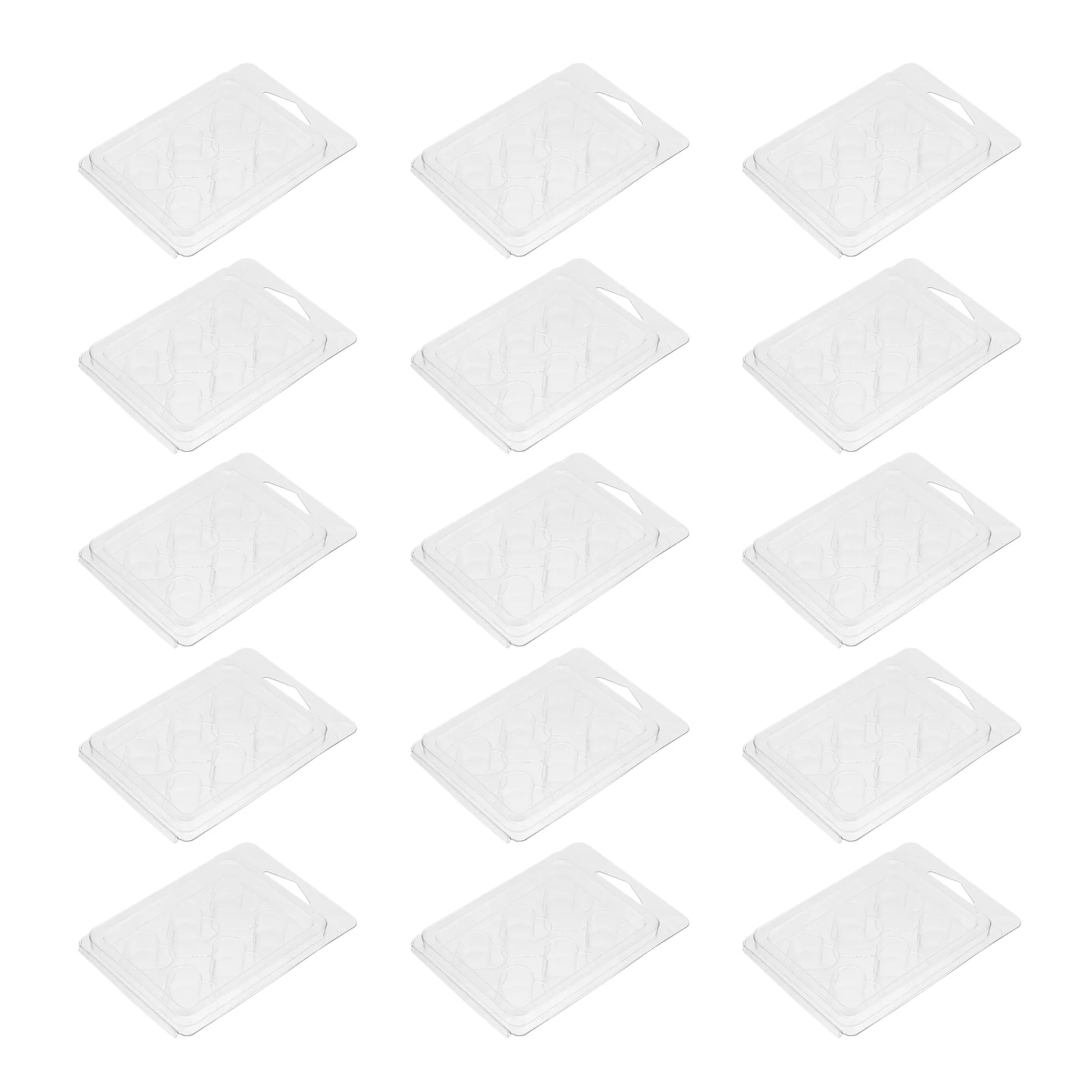 

Wax Melt Molds Clamshellsplastic Heart Diy Clear Shape Containerstray Candy Making Container Transparent Mold Holder Soap Mini