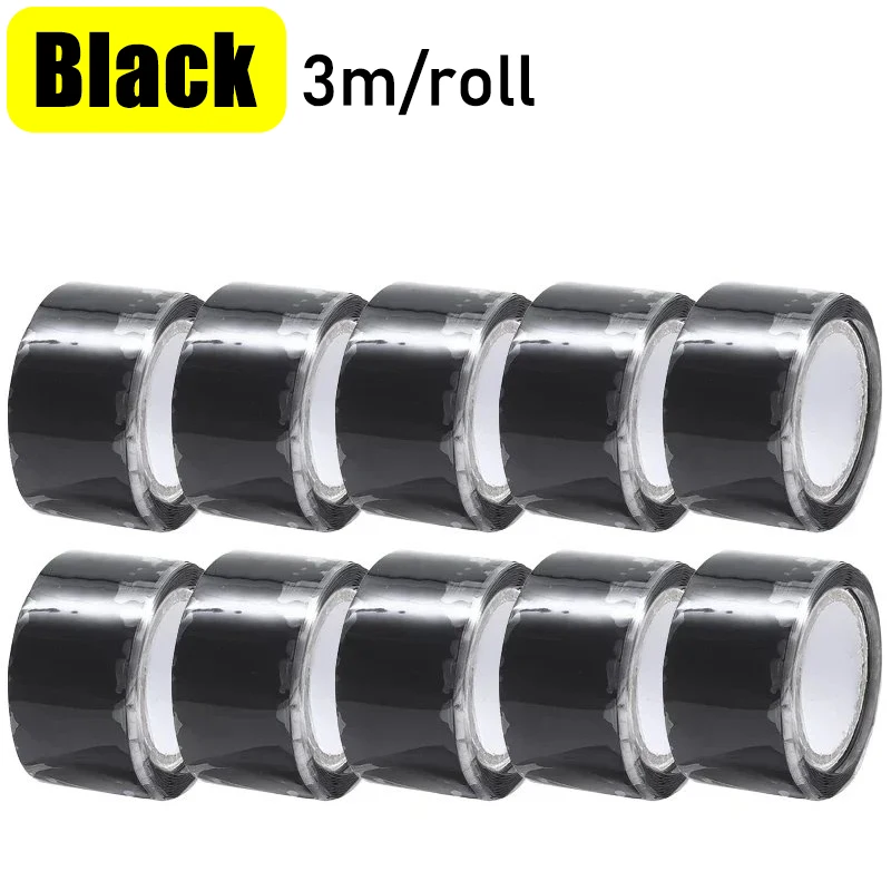 

Силиконовые ленты для ремонта утечки водопроводных труб, водонепроницаемая самозаплавающаяся лента из термостойкого изоляционного сантехнического шланга