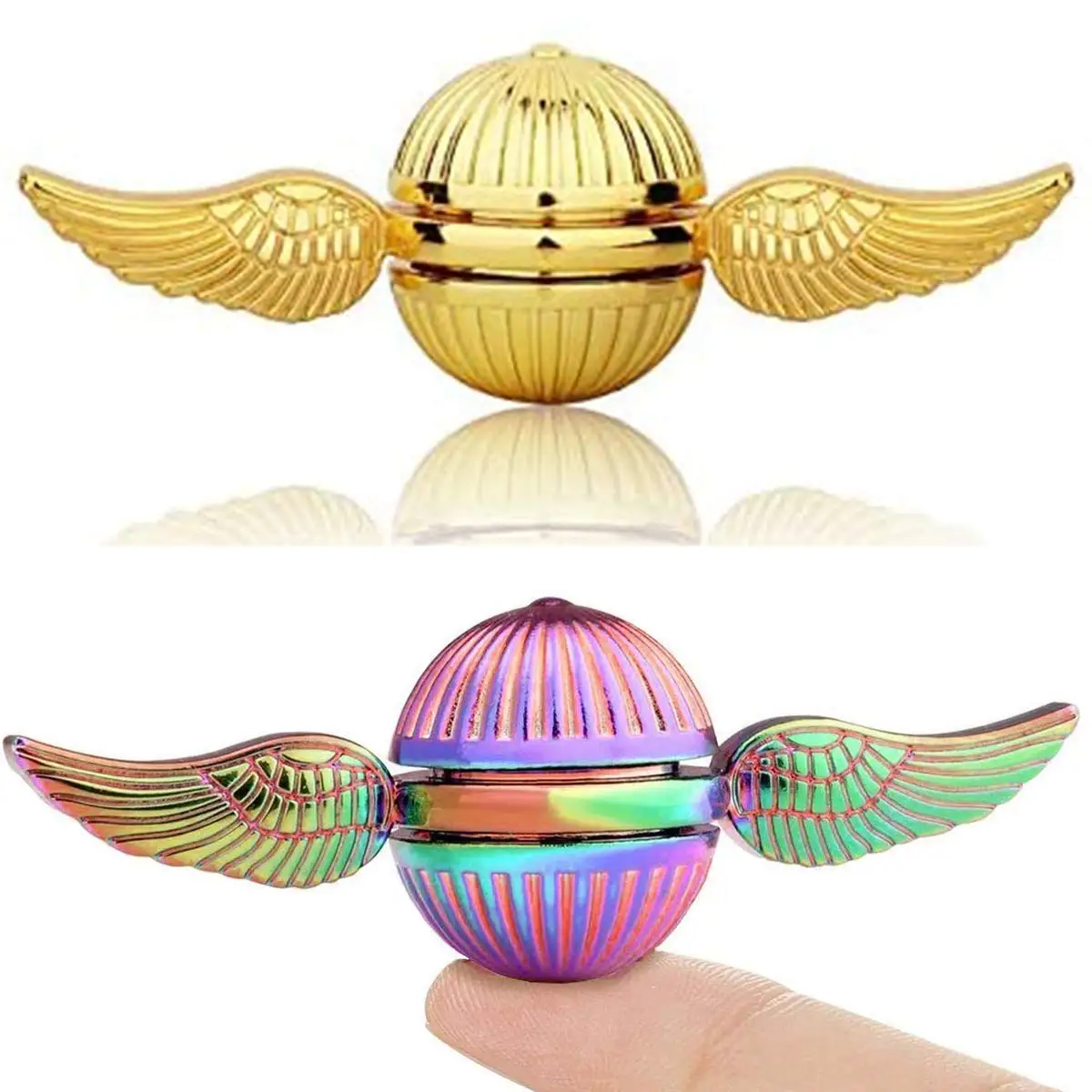 

New Free Shipping Gifts Snitch Fidget Spinner Anti-Stress Fidget Toy Finger Dynamic Changing Gyro Stress Anxiety ADHD Relief Toy