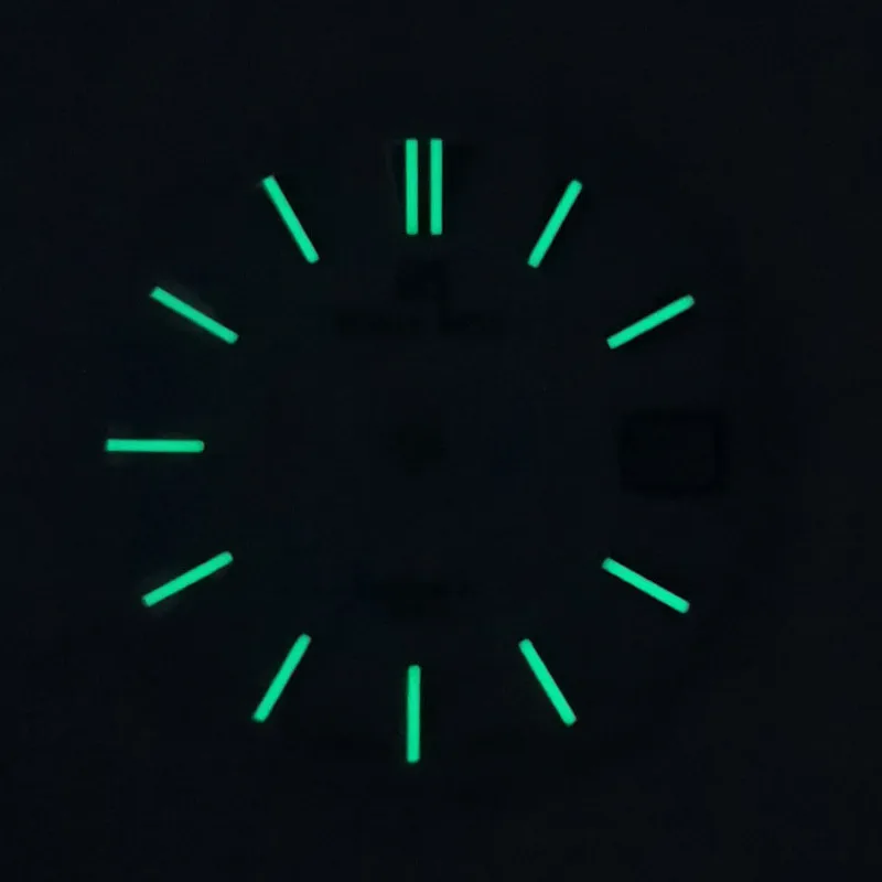 Watch Accessories Dial blue black white  GS and S logo dial C3 green luminous 28.5mm for nh36 NH35 movement watch MOD case Da