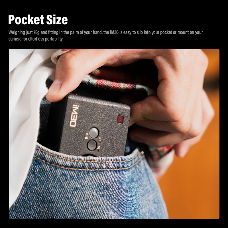 Портативная мини-вспышка GODOX iM30 для различных моделей камер выходные уровни от 1/64