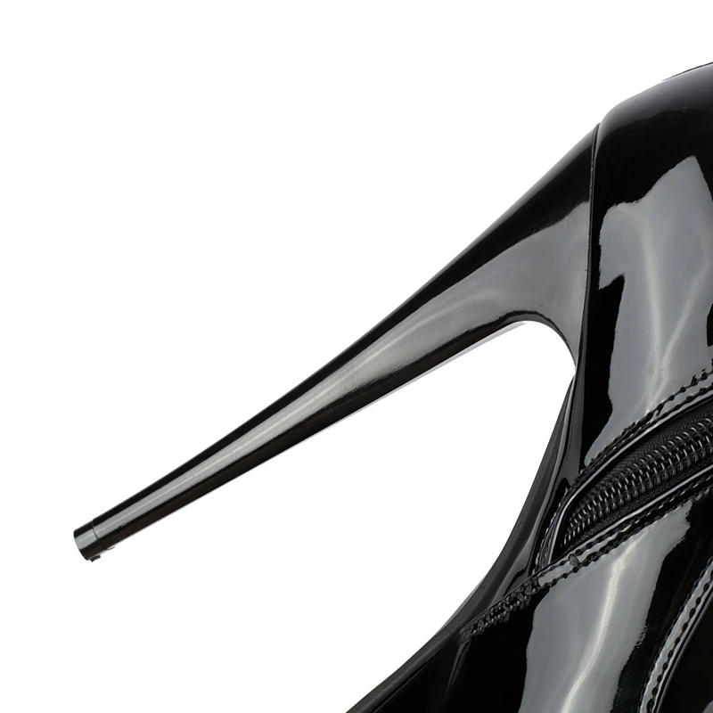 Черный красный 2025 г. женские сапоги до колена на платформе тонком высоком каблуке