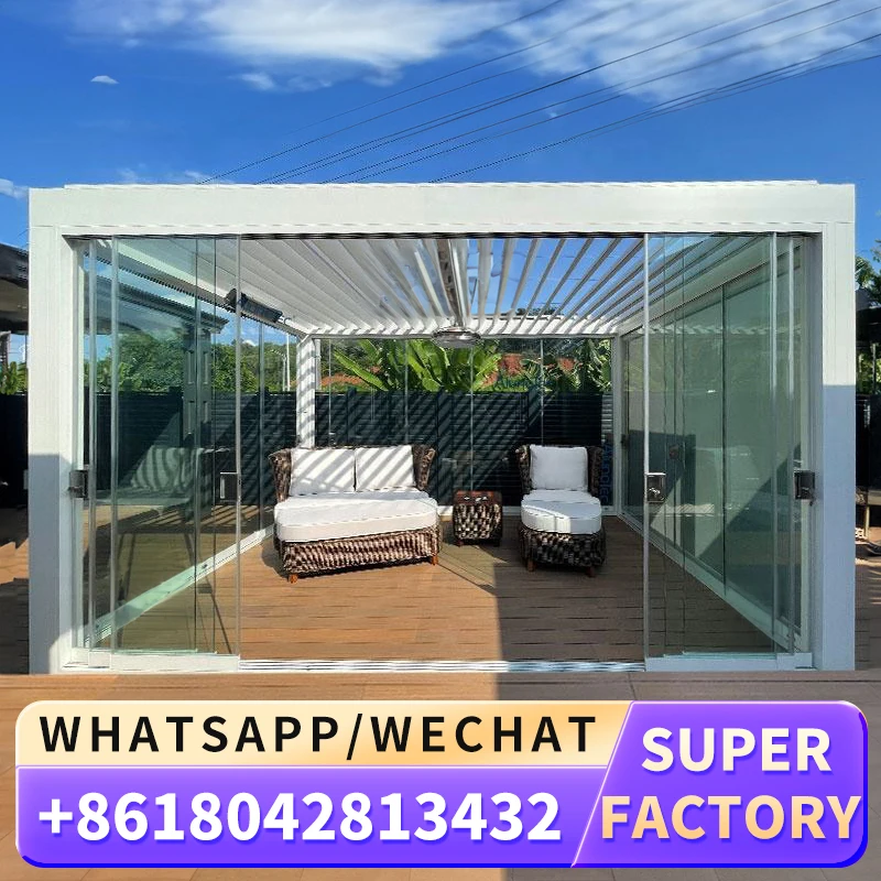 Солнцезащитный козырек с дистанционным управлением алюминиевая Современная