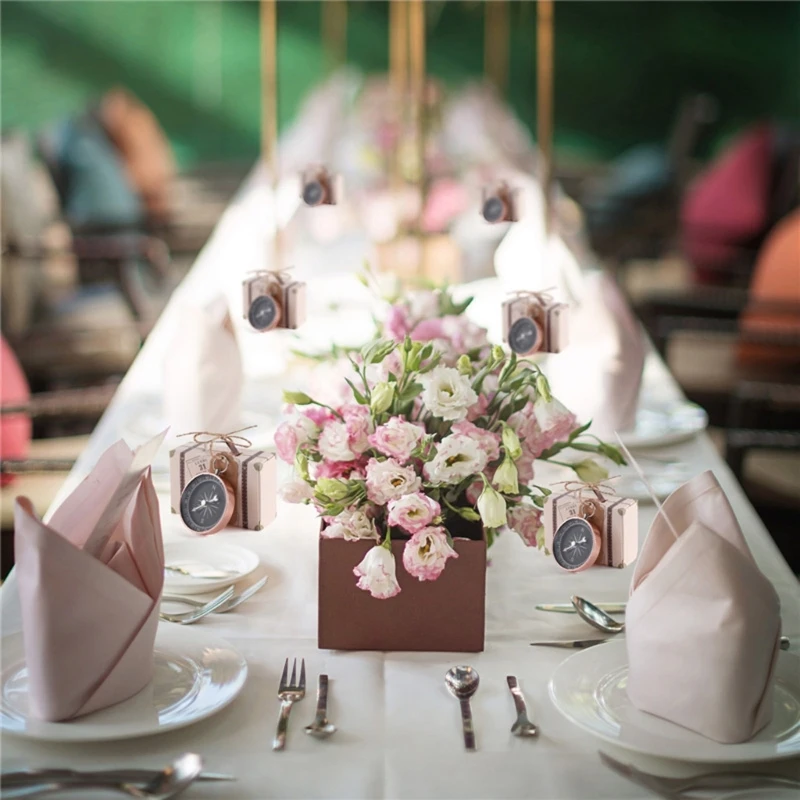 

50x компас коробка конфет День святого Валентина коробка для упаковки конфет для свадьбы упаковка для сладостей церемониальные