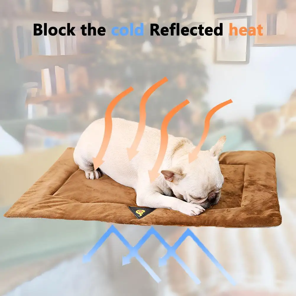 

Pet Thickened Warm Mat Washable Skin-friendly Non-slip Bottom Pet Bed For Large Medium Small Dogs Accessories