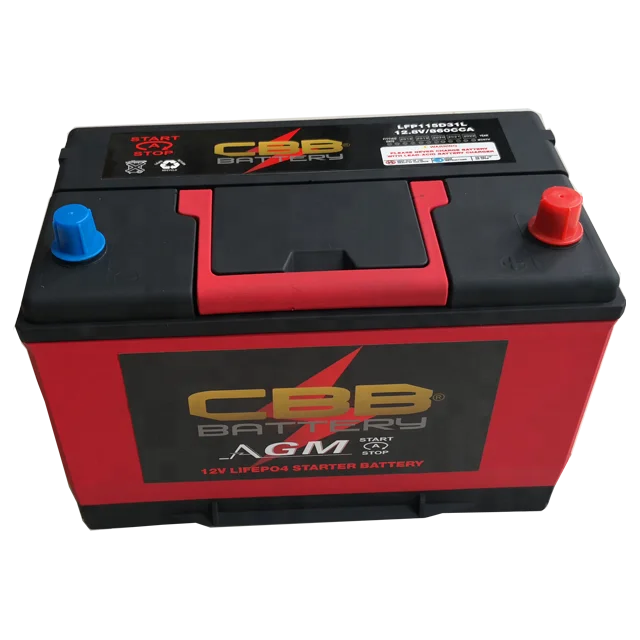 

Long Life 10 Years Lithium Ion Car Battery LFP115D31L 12V 50Ah lithium batteries