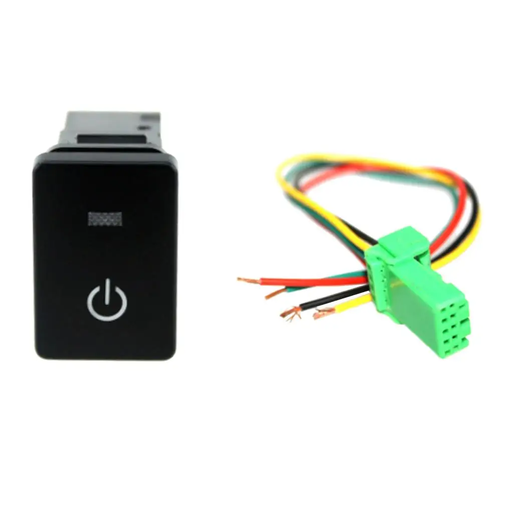 

4-полюсный кнопочный переключатель, синий светодиодный для