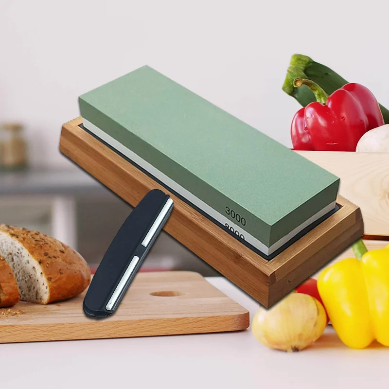 Точильный камень, точильные камни, профессиональная точилка для ножей, шлифовальный камень, водный камень, кухонный инструмент 2 в 1, зернист...