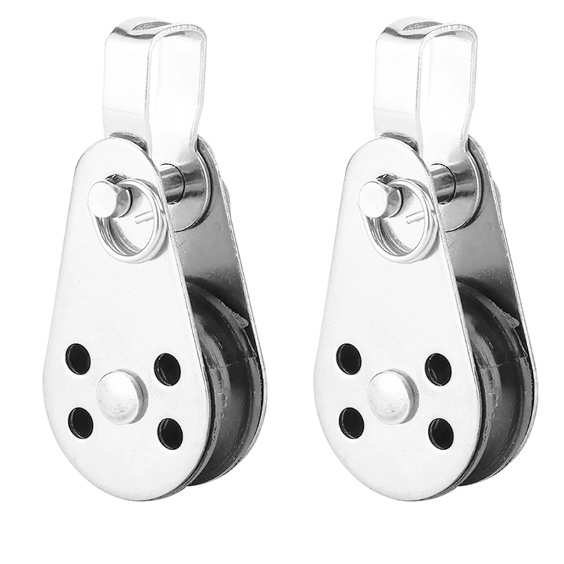 

AA81-SUS316 Блоковые колеса для подъемной нагрузки, одинарный шкив, прочный шкив из нержавеющей стали для улицы