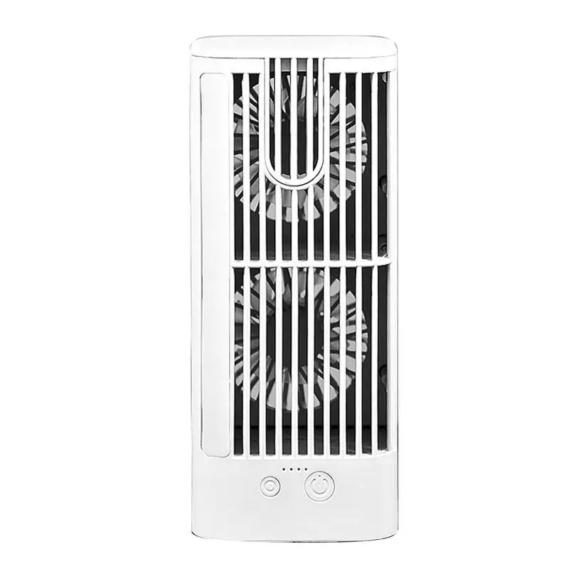 

Table Top Air Conditioner USB Powered Portable AC Misting Fan Misting Fan Personal Mini Air Cooler Portable AC With USB Cable