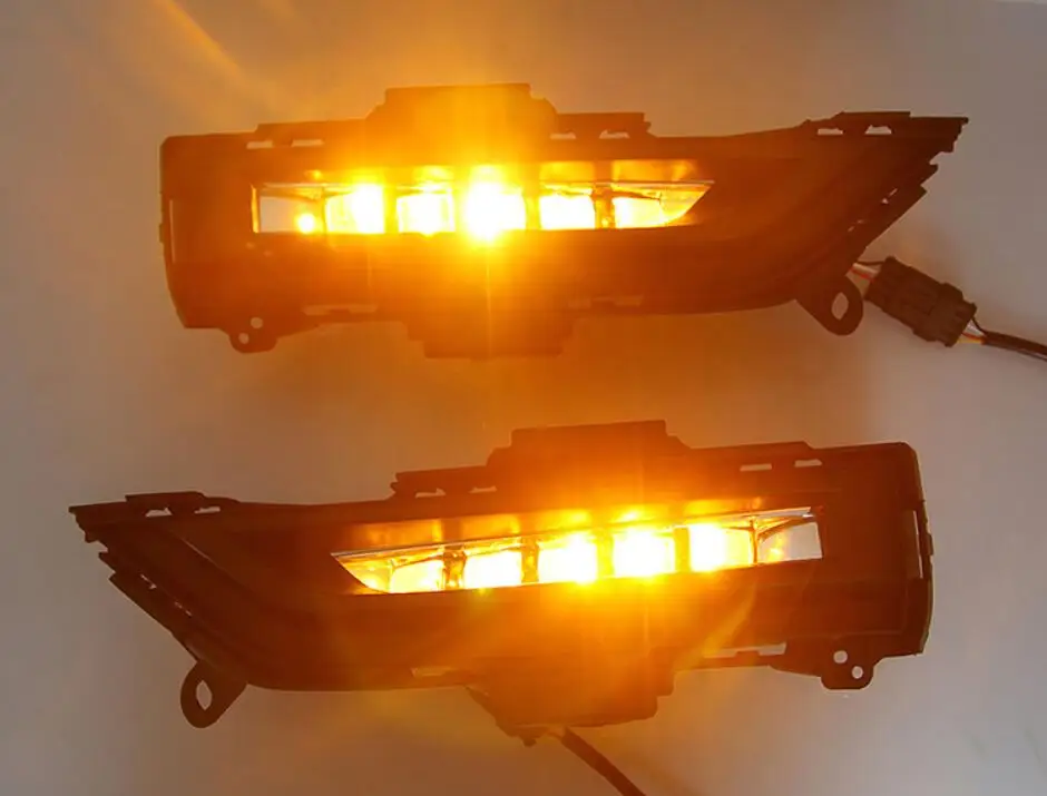 1 комплект автомобильный бампер для honda HR-V HRV фара xrv vezel 2019 ~ 2021y светодиодные DRL