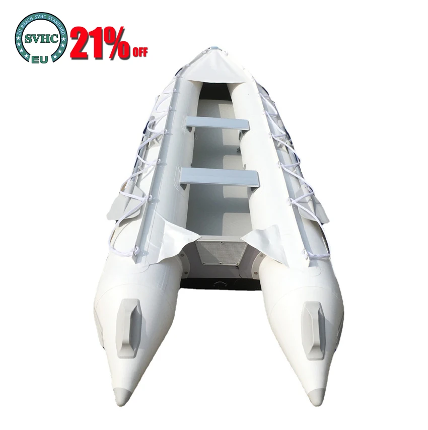 

370cm Length Small Boat Inflatable Boat Kayak Fishing Inflatable Boat 0.9mm PVC Inflatable Boat With Paddle GTK370