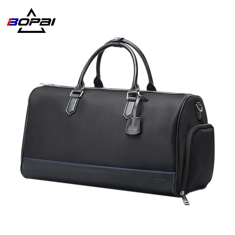 Bopai Waterproof Large Capacity Men Business Travel Totes Classic Hand Luggage Bags Camping Travel Handbags High Quality Winter