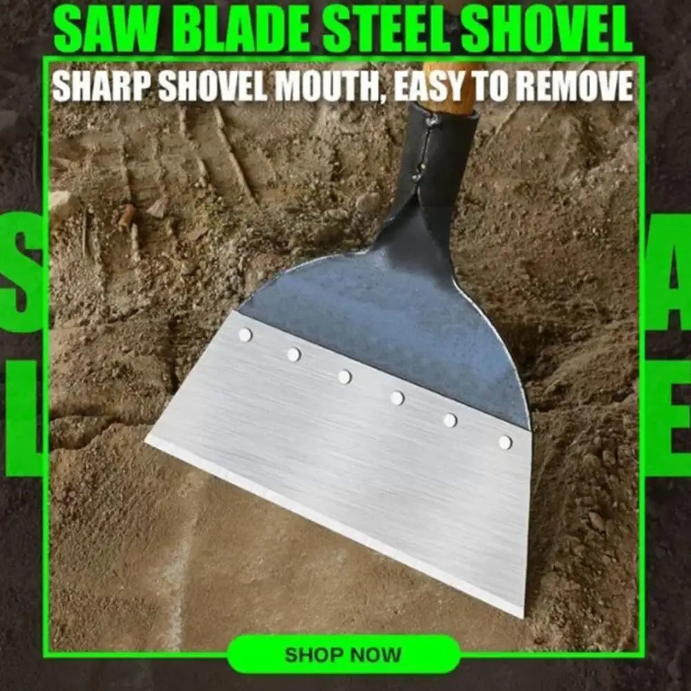 

Outdoor Garden Cleaning Shovel Multi-functional Steel Flat Shovel Tool Weeding Ice Shovel Planting Wholesale Weeding Farm M8o9