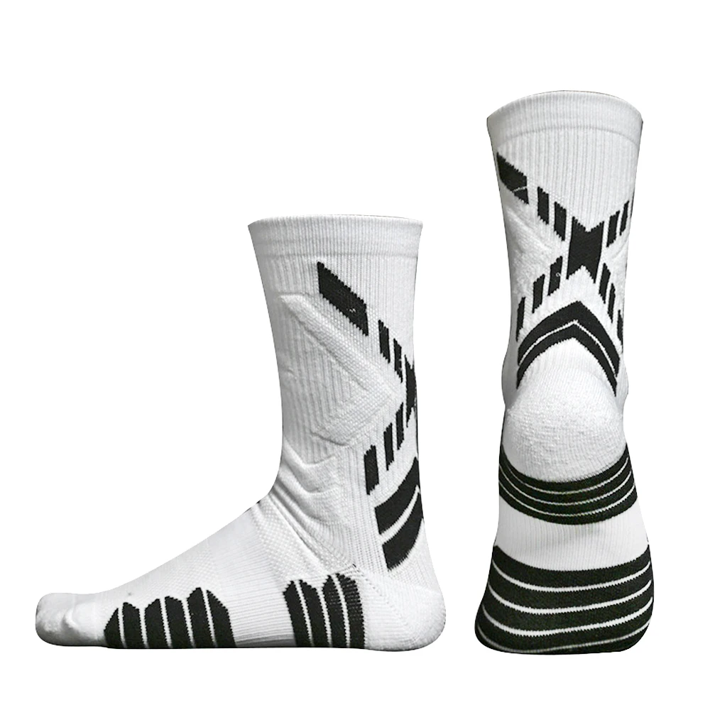 New Compression Socks Exercise Marathon Basketball Socks Breathable Soccer Cycling Sports Outdoor Socks Mens