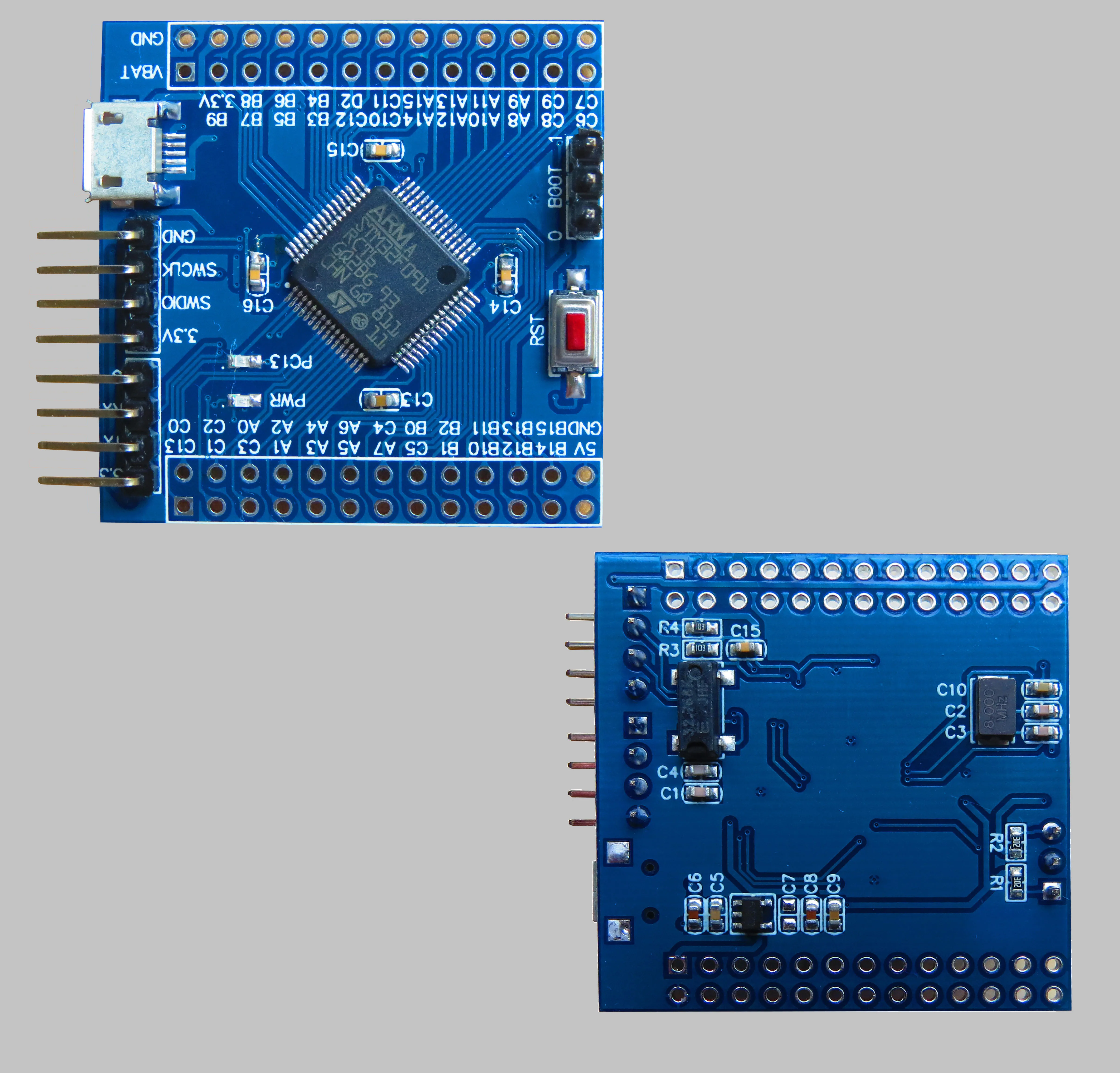 Минимальная системная плата STM32F091RCT6 F091 Core Board STM32 рекламная макетная новый