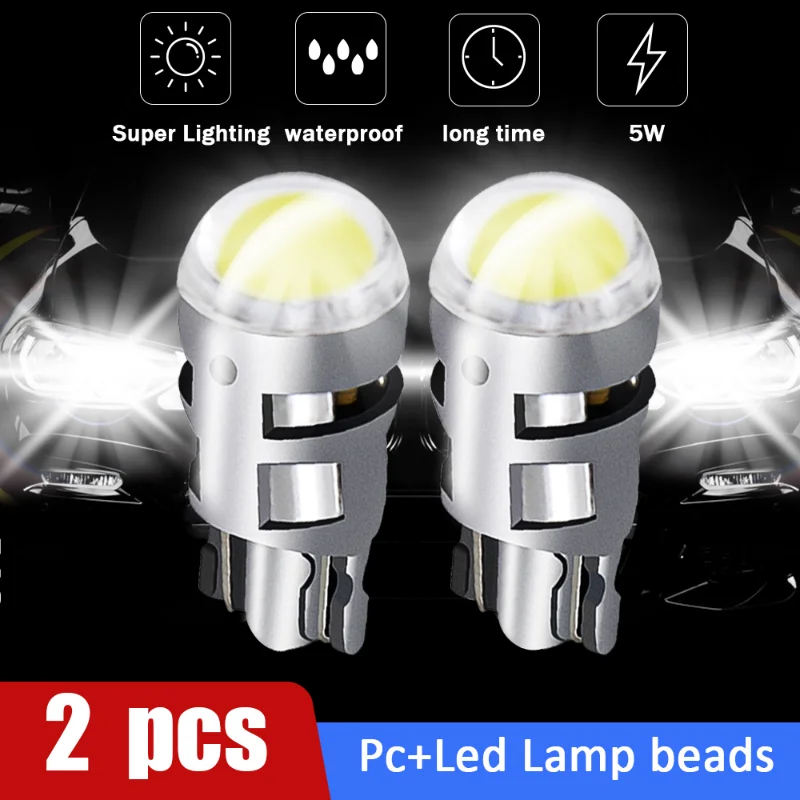 Купи T10 W5W Led Signal Lamp High Brightness Car Bulb Car Interior Reading Lamps Clearance Backup Reverse Lights Fog Lights за 107 рублей в магазине AliExpress