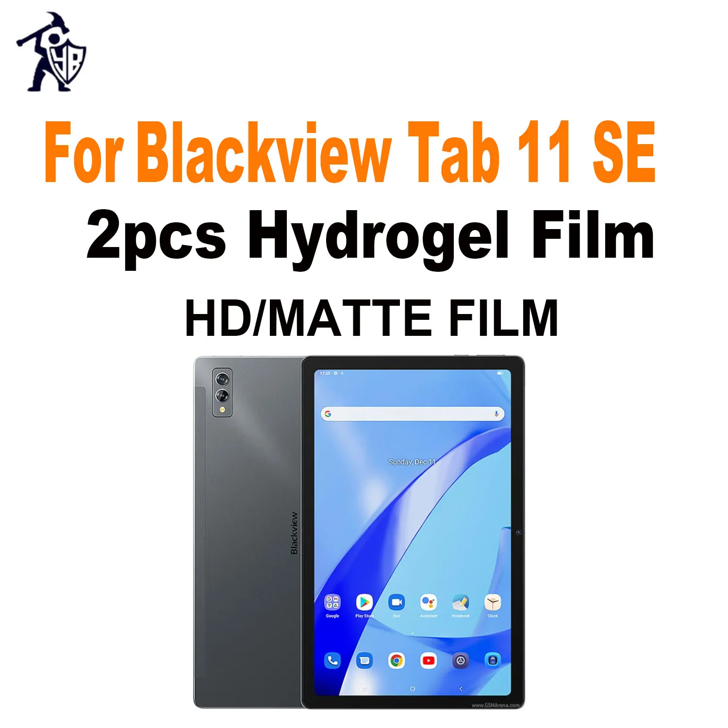 2 шт. HD гидрогелевая пленка для Blackview Tab 11 SE матовая анти отпечатки пальцев