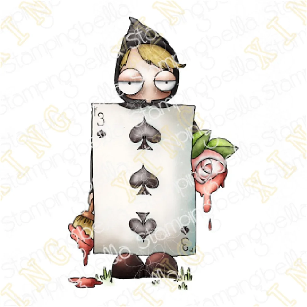 

Oddball Playing Card New Metal Cutting Dies and Clear Stamps Scrapbooking Craft Supplies Diy Make Photo Album Mould Embossing