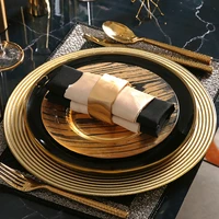 luxury tableware set american steak plate knife fork spoon set luxury serving dinner plates sets dinnerware vajillas kitchenware