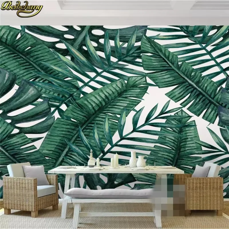 

beibehang Бумажные обои тропический стиль