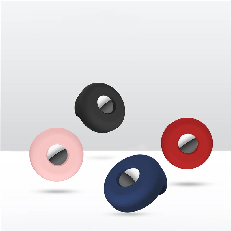 

Airtag Dog Collar Holder Silicone Appl Air Tag Protective Cover Case Suitable For Cat And Pet Collar Harness Ring