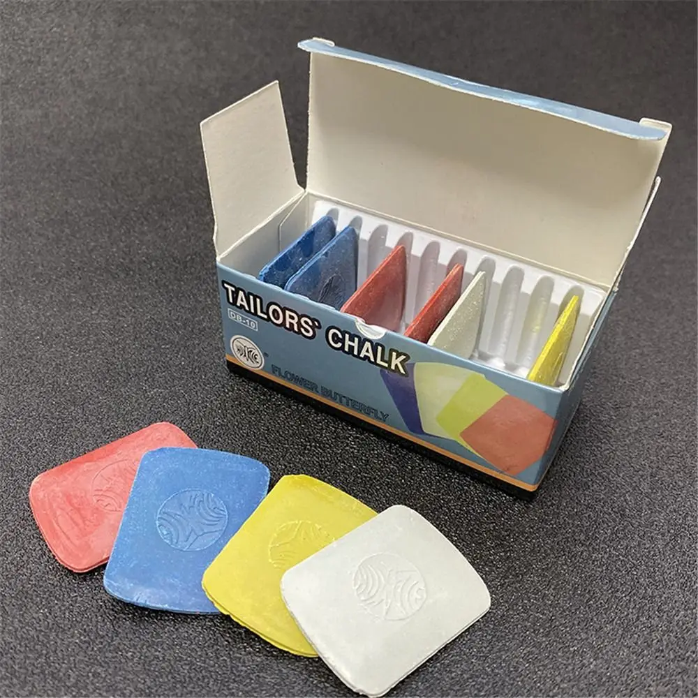 10Pcs Tailors Chalk Multicolor Fabric Chalk Erasable Sewing Marker Patchwork Clothing Pattern Tool DIY Needlework Accessories