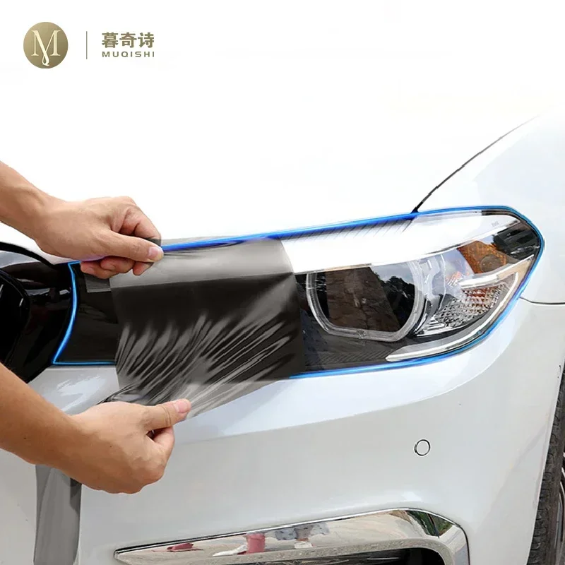 MUQSHI предварительно вырезанная автомобильная фара устойчивая к царапинам