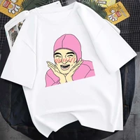 2021 pink filthy frank joji meme harajuku character print t shirt 100 cotton round neck unisex short sleeve funny daily top