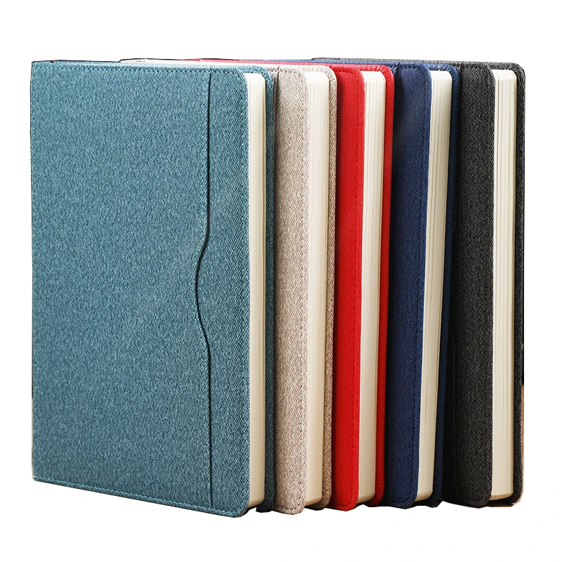 Simple Fashion Notepad A5 Imitation Leather 240P Thickened Notebook Business Office Meeting Learning Agenda Planner Diary