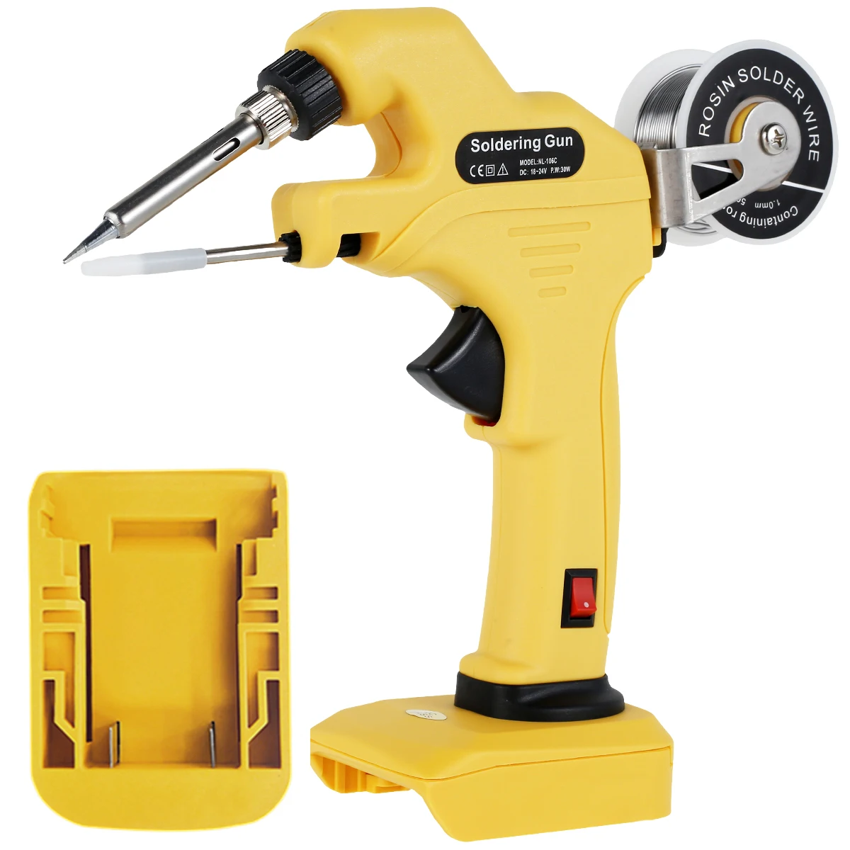 Cordless Electric Soldering Iron Portable Automatically Send Tin Welding Gun Repair Power Tool For Makita For Milwaukee Battery