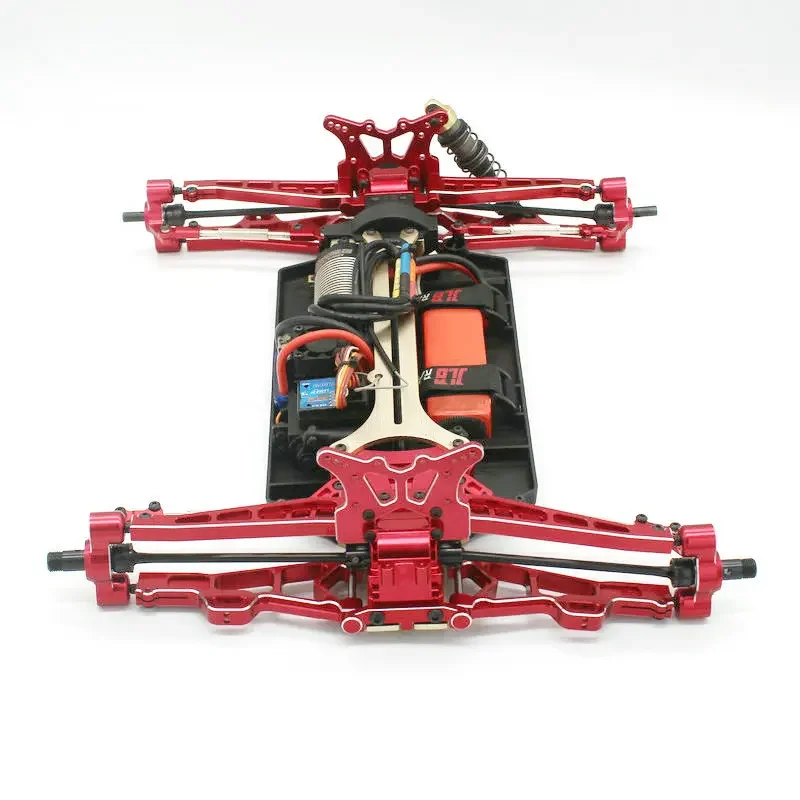 

12Pcs Metal Suspension Arm Steering Knuckle Set for JLB Racing CHEETAH 11101 21101 J3 Speed 1/10 RC Car Upgrade Parts