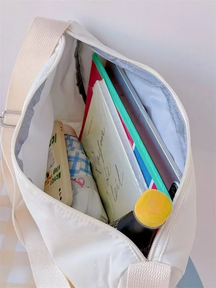 Сумки через плечо для женщин с буквенным принтом и кошельками монет корейская