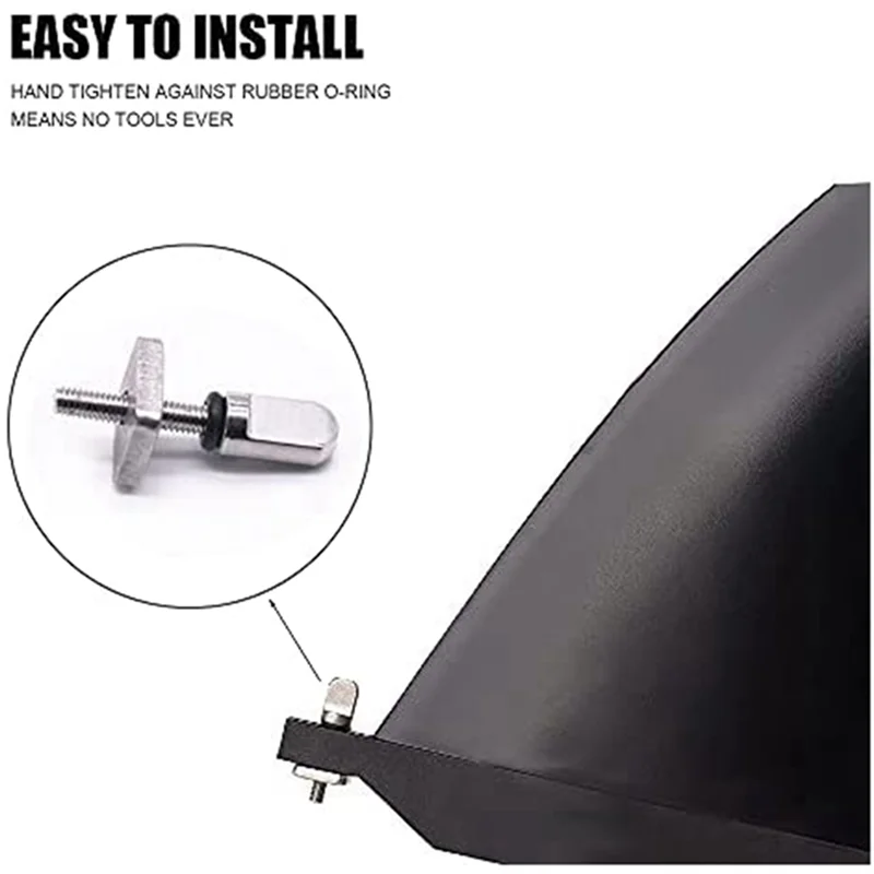 6 шт. винты для плавников доски серфинга без инструментов винт с накатанной