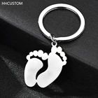 Брелок с именной табличкой из нержавеющей стали, унисекс