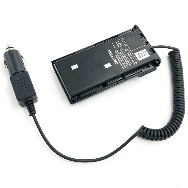 12/24V Car Charger Battery Eliminator Adaptor For Kenwood TK2100 TK3100 TK3101 TK260 TK270 TK360 TK370 Radio for KNB-14 KNB-15