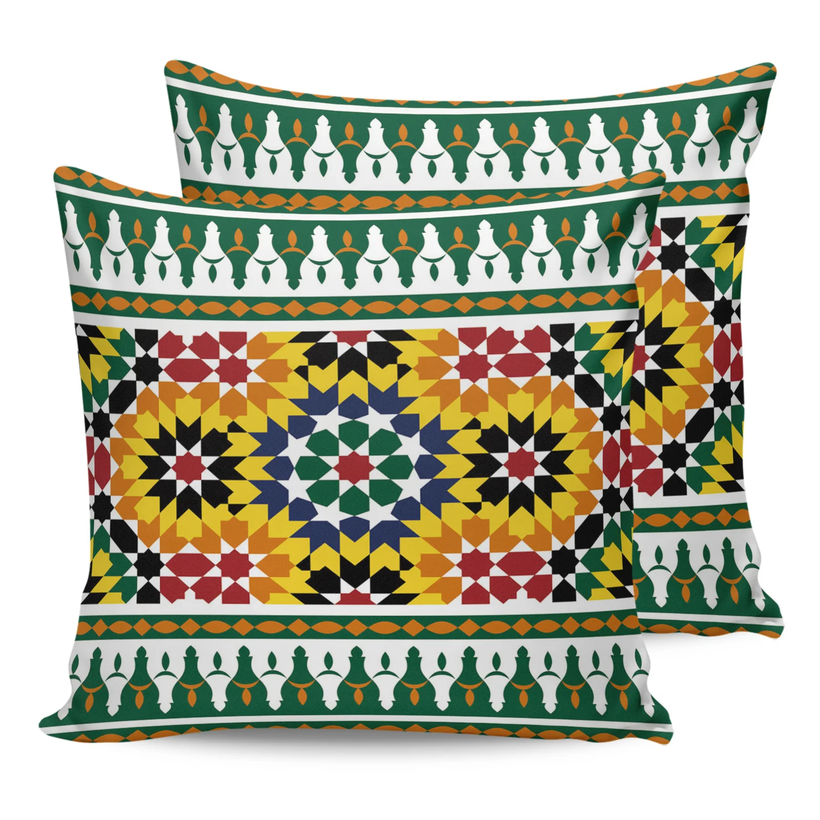 

2PC Pillowcase Artistic Colors Flowers Star Sofa Cushion Cover Bed Dakimakura Pillow Cover House Home Decorative Pillow Cases