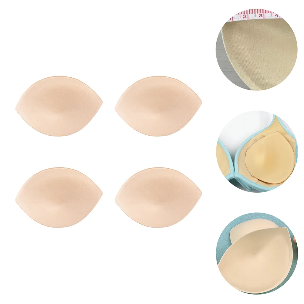 

4 Pairs Comfortable Women Inserts Bikini Inner Pads Cups Inserts