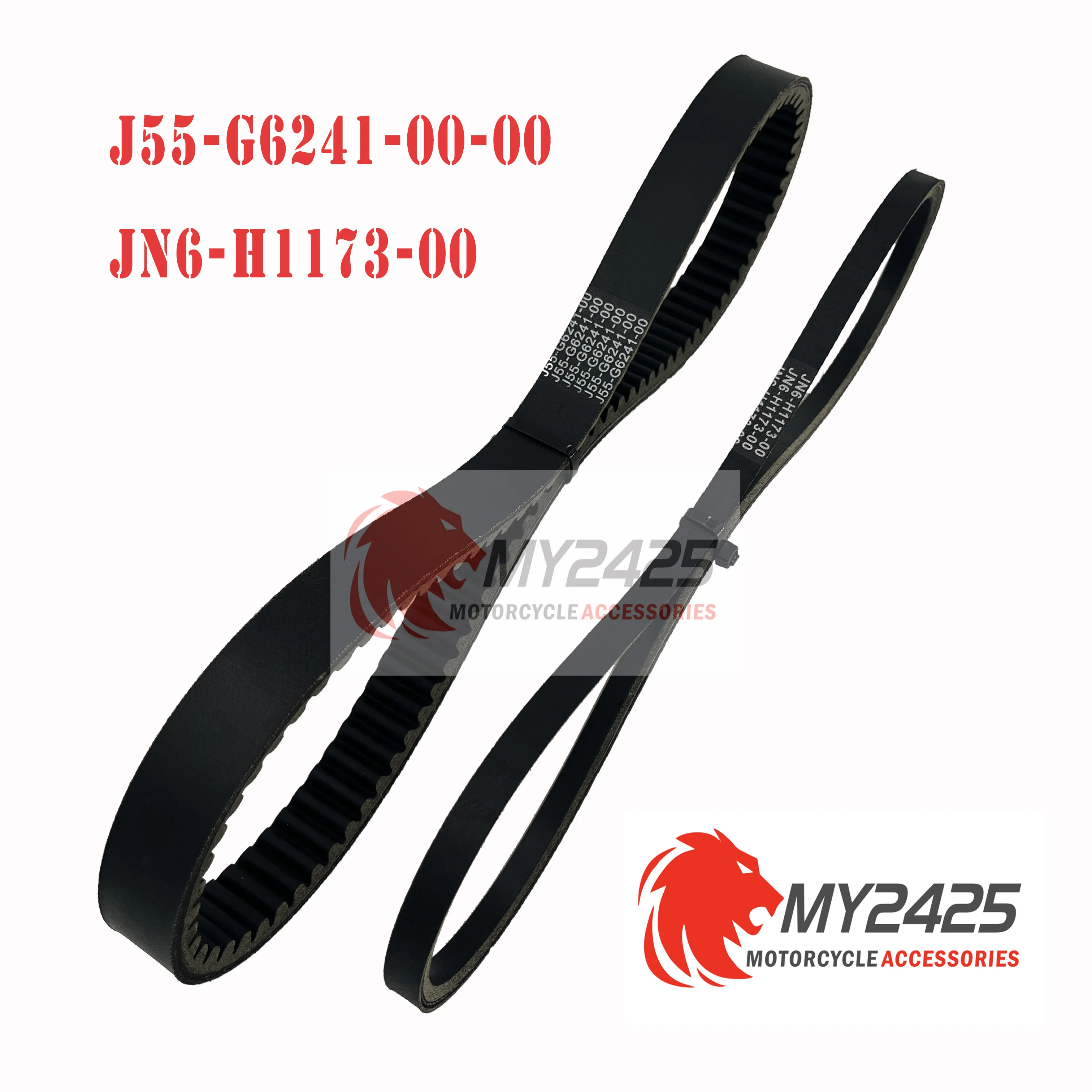 

J55-G6241-00-00 JN6-H1173-00 Starter Generator & Clutch Drive Belt Compatible with Yamaha Golf Cart G2 G8 G9 G11 G14 G16 G22